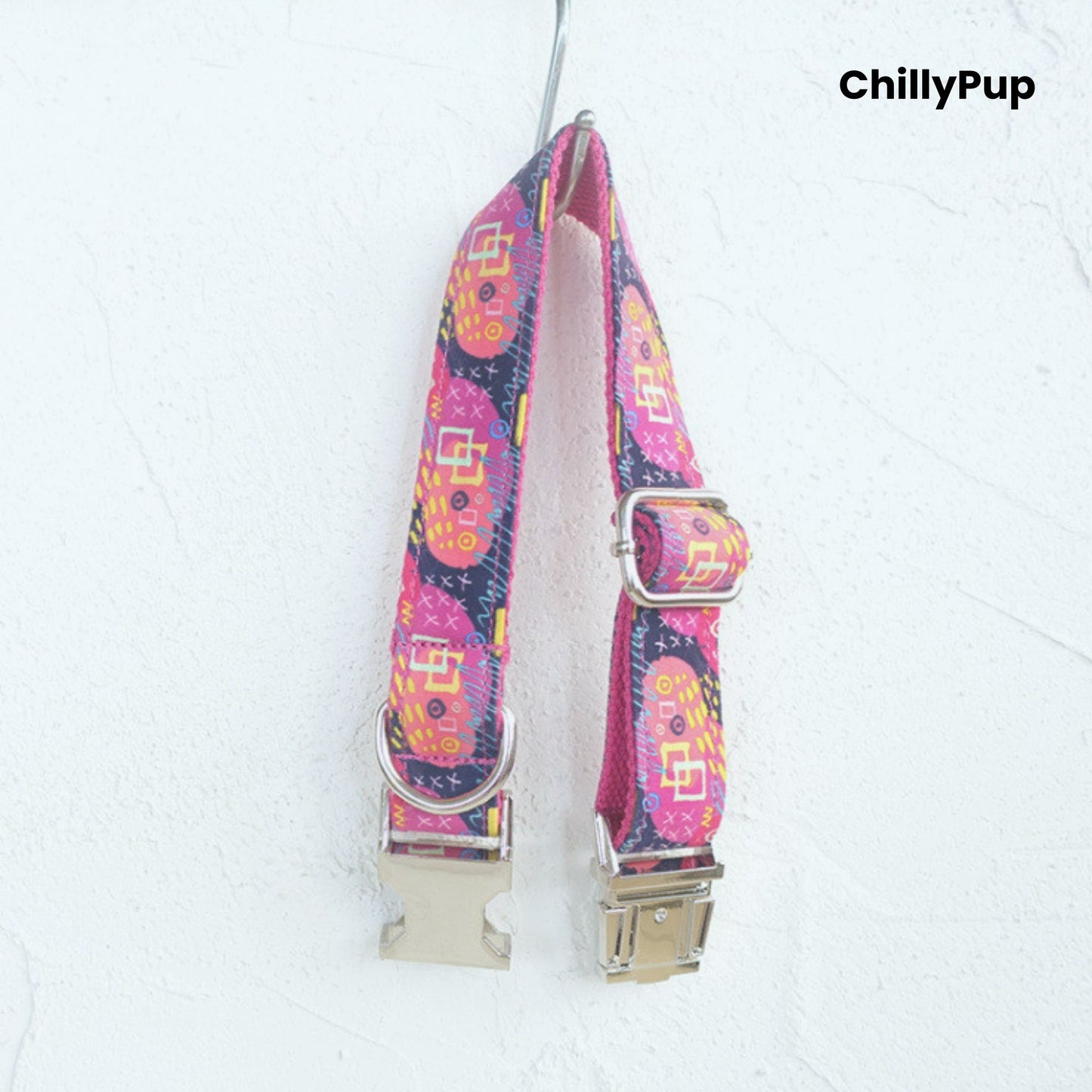 Neon Nights Dog Collar & Lead Set