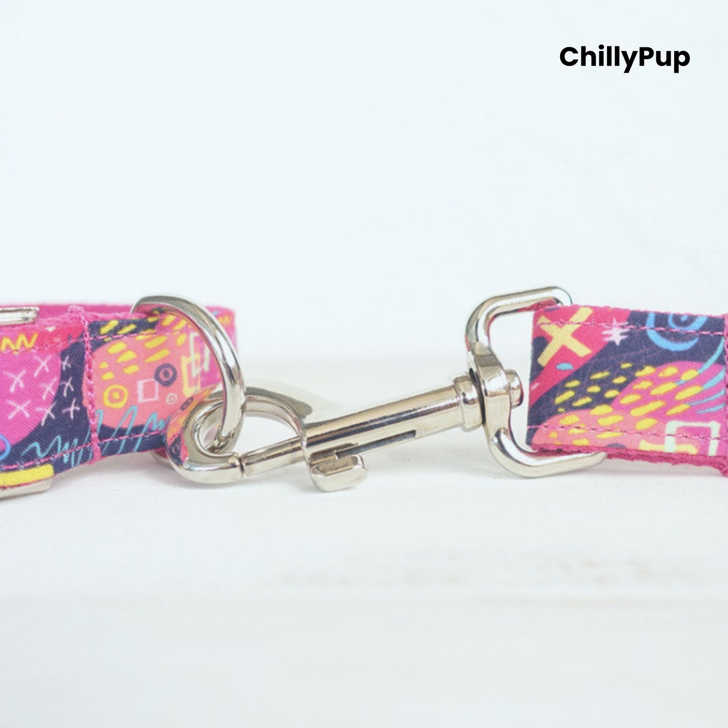 Neon Nights Dog Collar & Lead Set