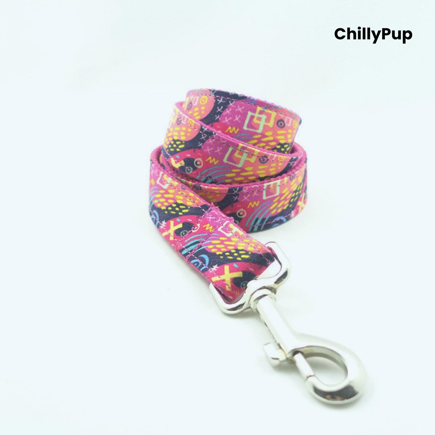 Neon Nights Dog Collar & Lead Set