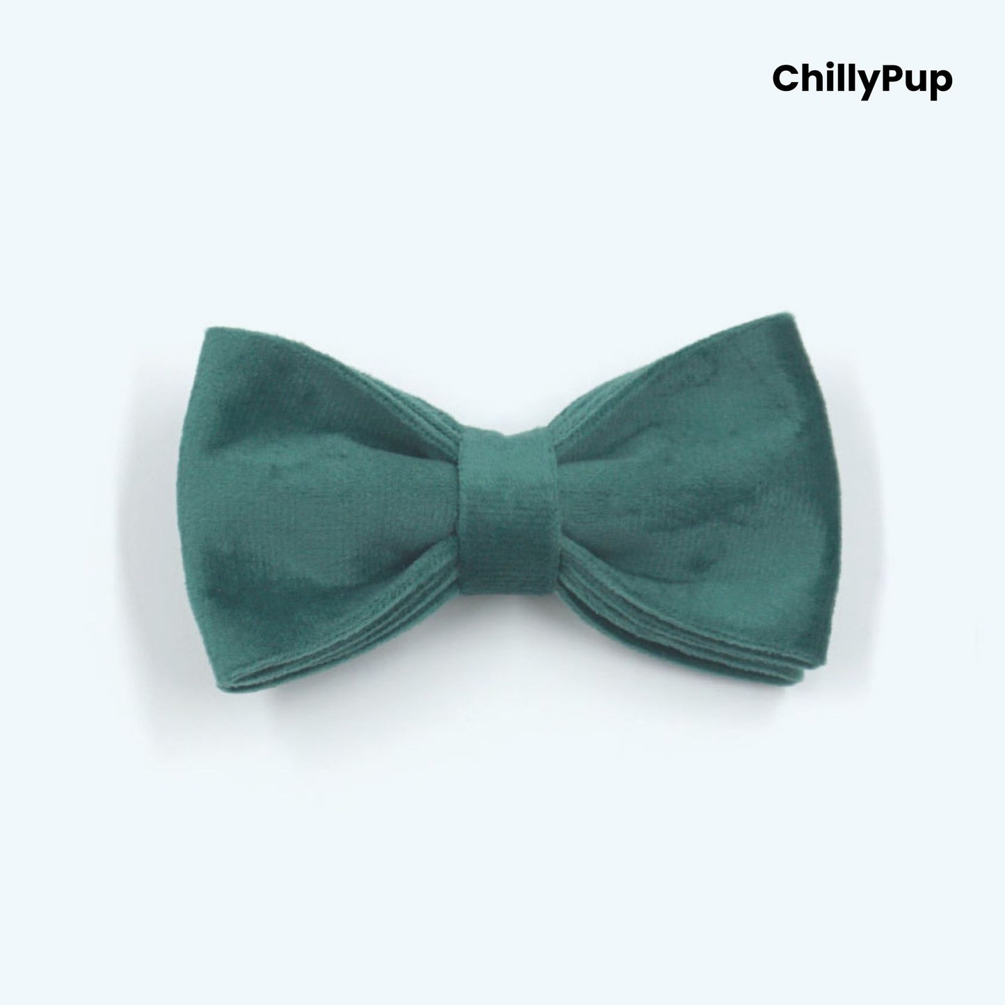 Velvet Dog Collar, Harness & Lead Set on a white background with Chillypup branding
