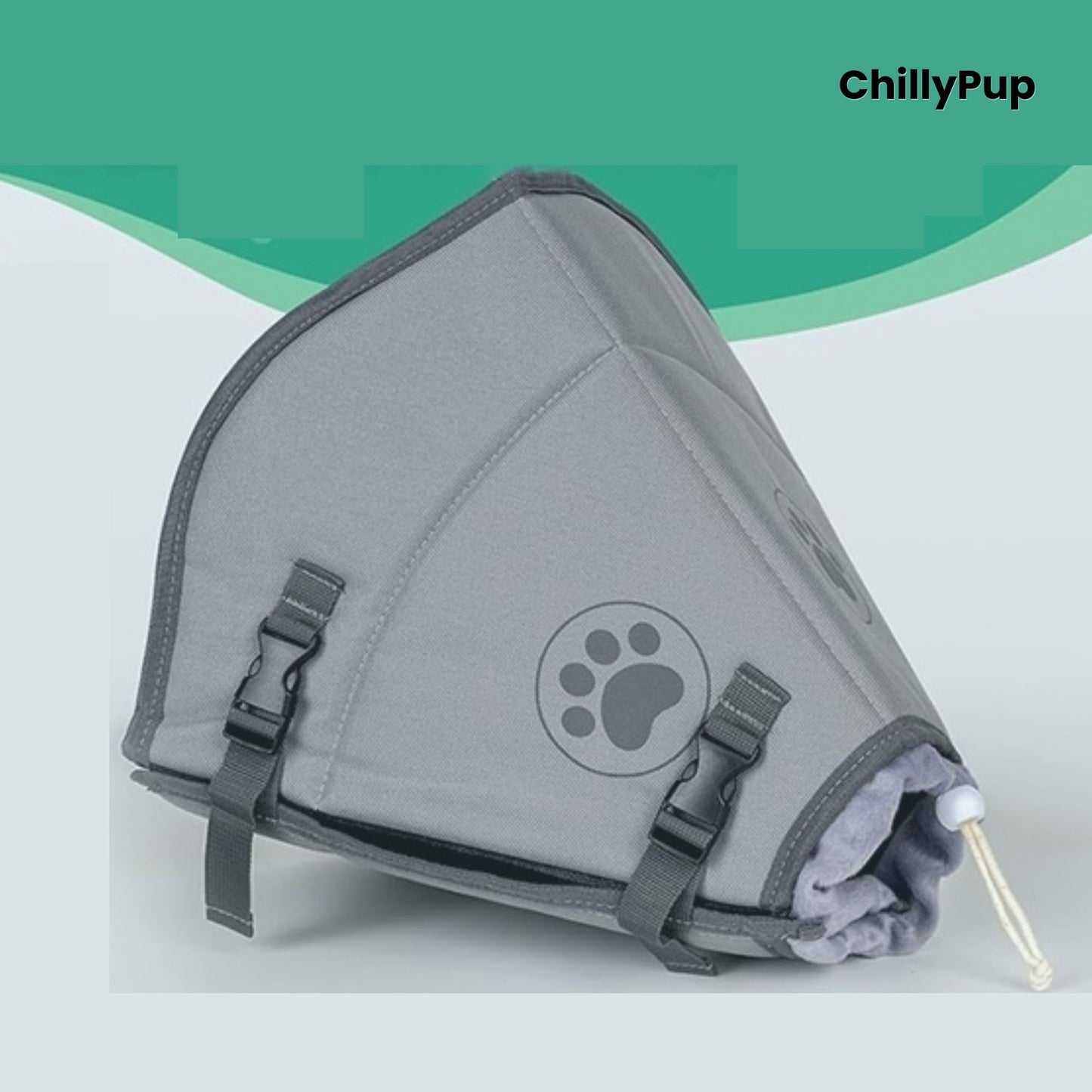 Reinforced Recovery Dog Cone – Soft Padded Protective Collar