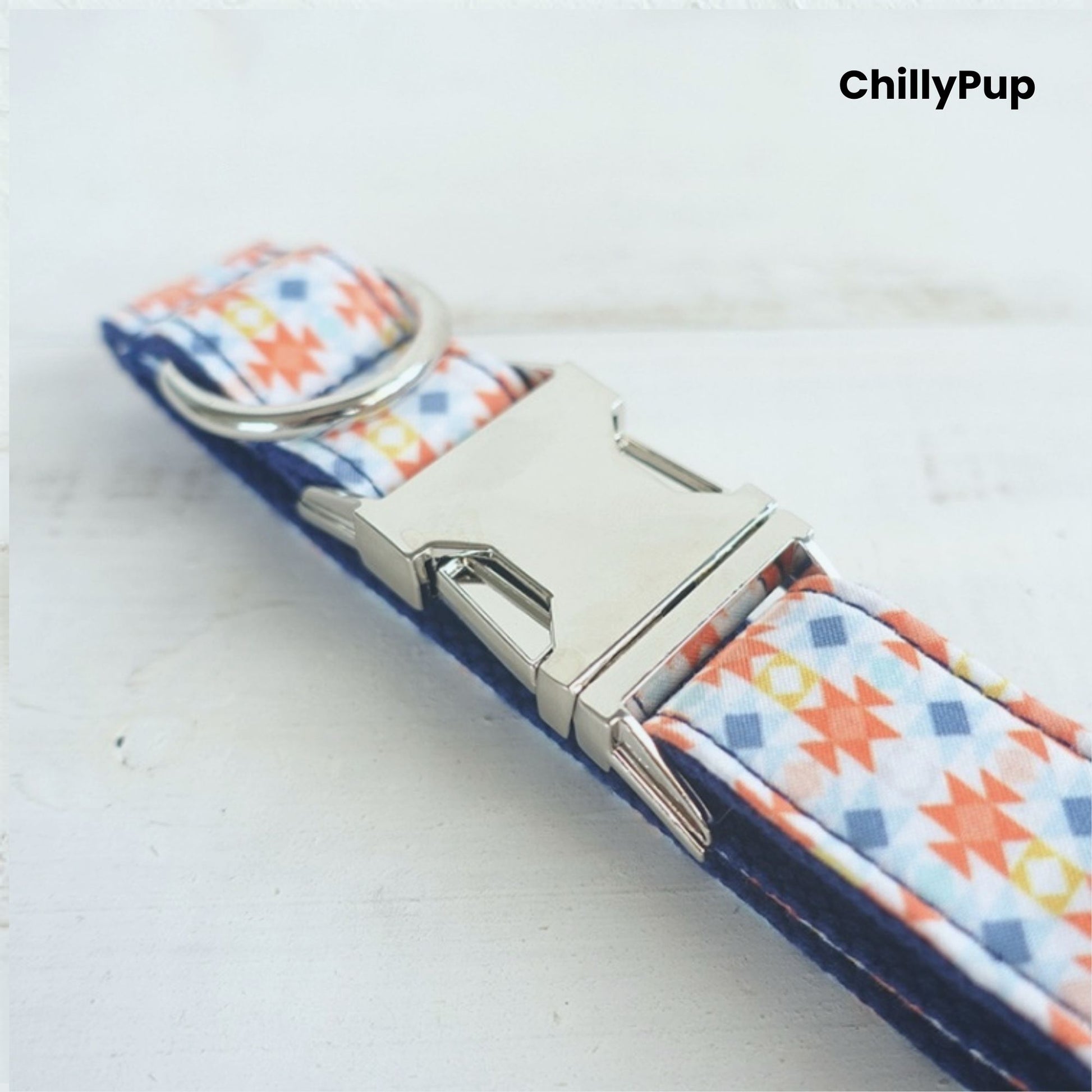 Geo Chic Dog Collar, Lead & Bow Tie Set