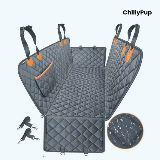 Luxury 4-in-1 Waterproof Dog Car Seat Cover – Back Seat & Boot Protector
