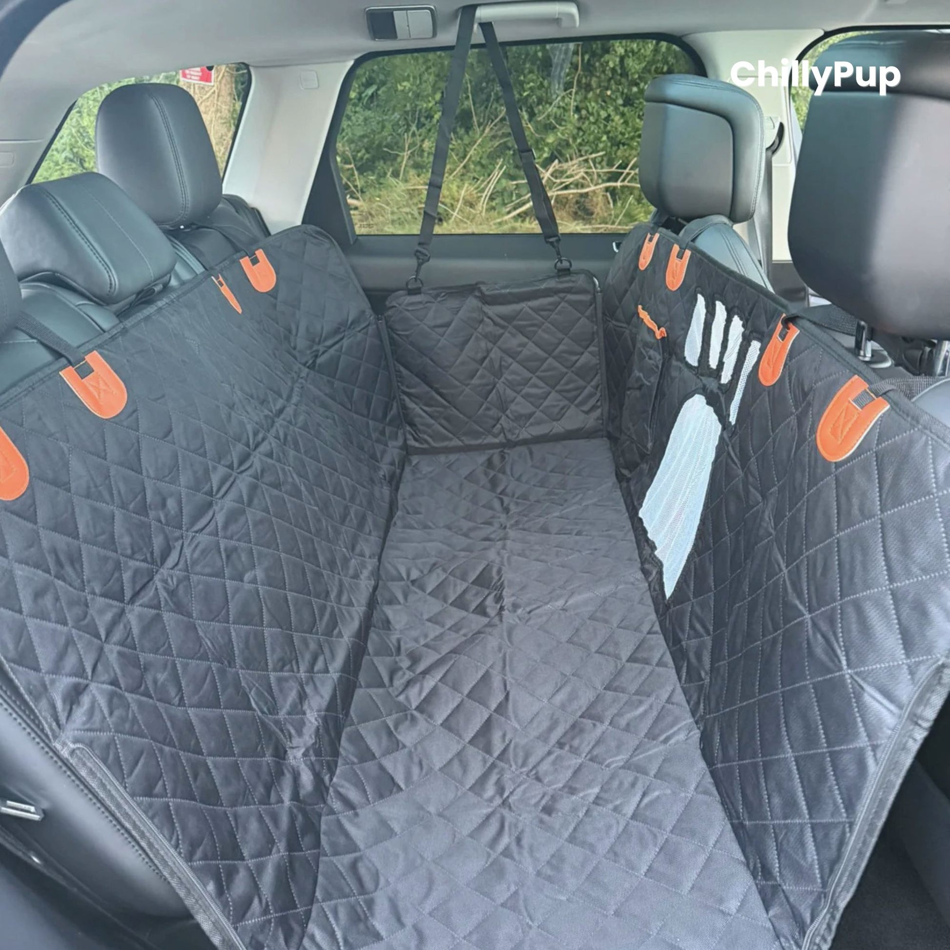 Luxury 4-in-1 Waterproof Dog Car Seat Cover – Back Seat & Boot Protector