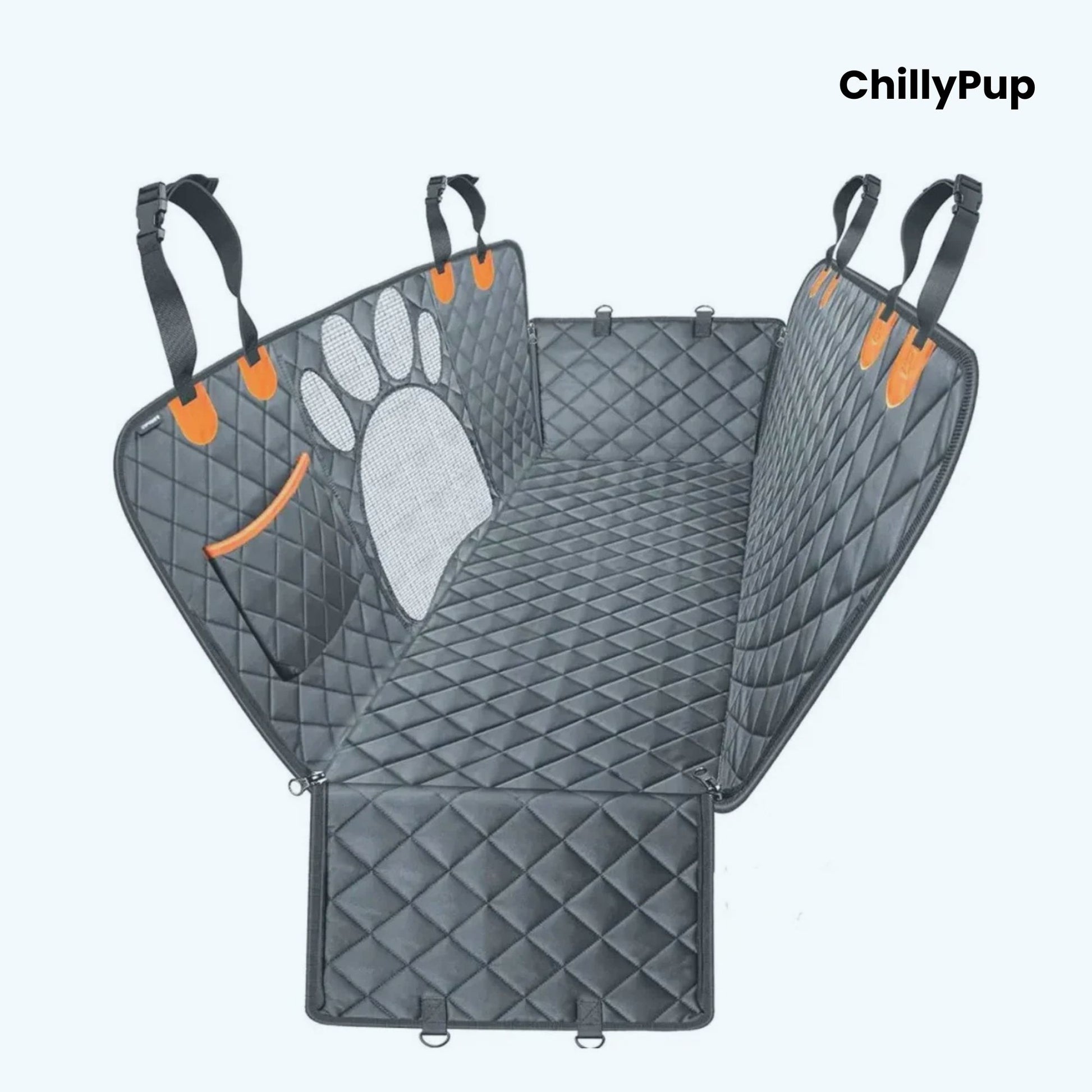 Luxury 4-in-1 Waterproof Dog Car Seat Cover – Back Seat & Boot Protector