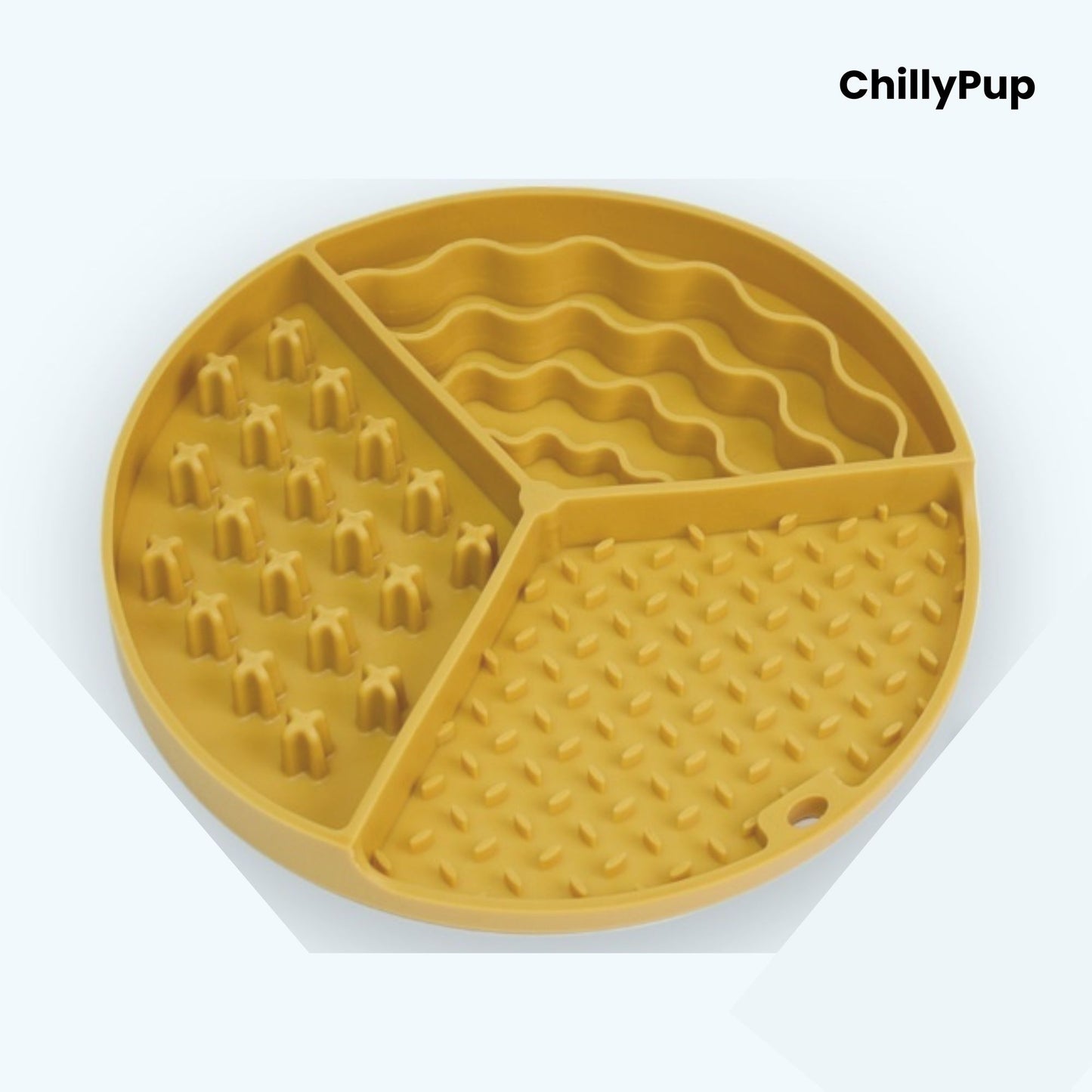 TriTreat Slow Feed Lick Mat with ChillyPup Branding