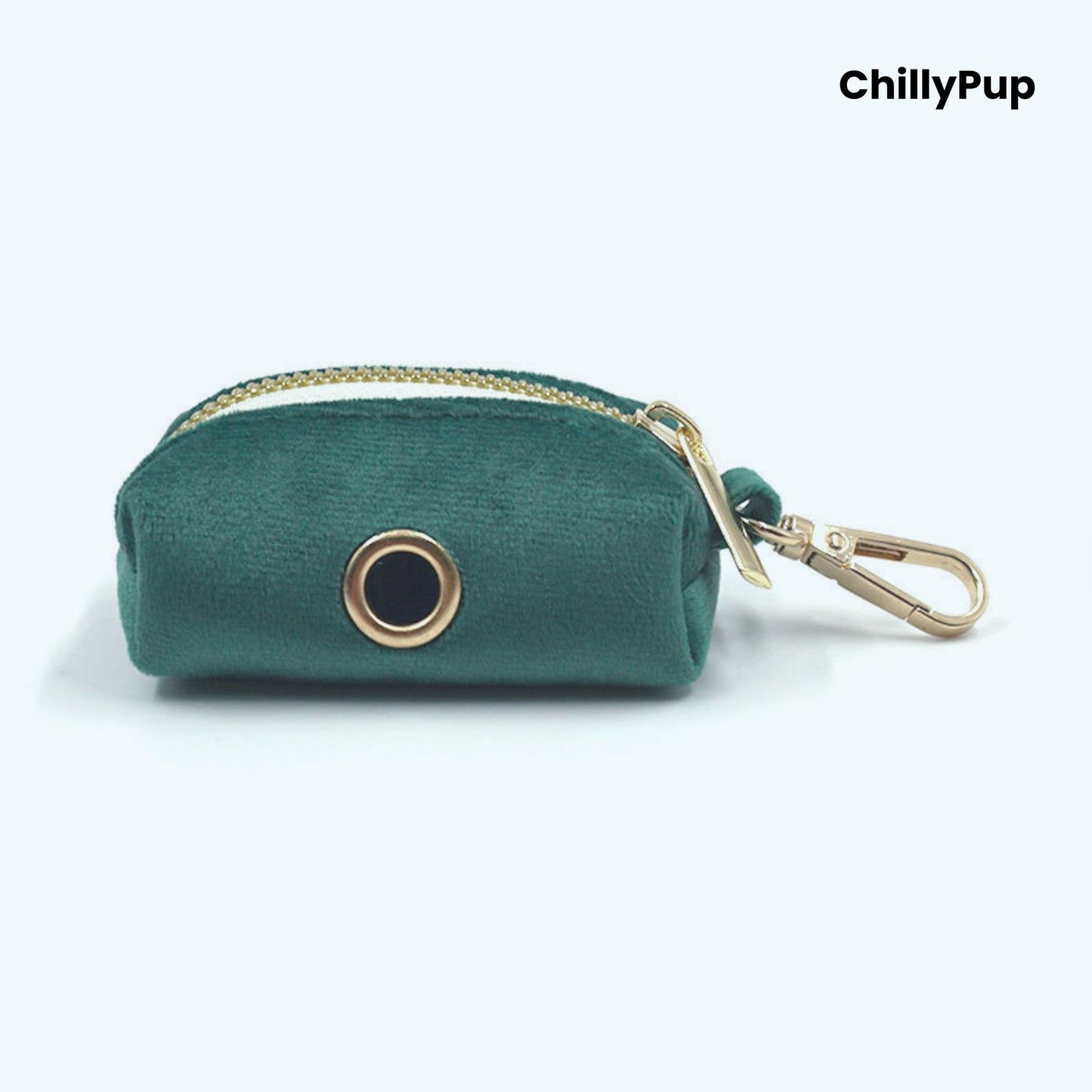 Velvet Dog Collar, Harness & Lead Set on a white background with Chillypup branding